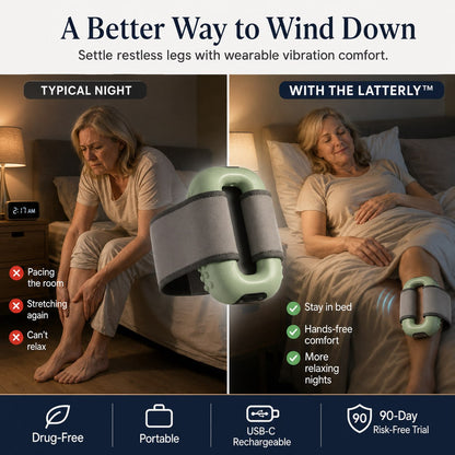 The Latterly™ Portable RLS Relief Vibration Device