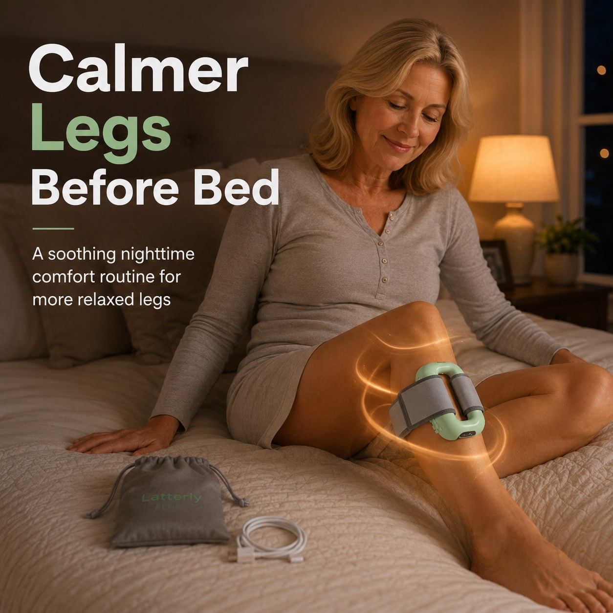The Latterly™ Portable RLS Relief Vibration Device